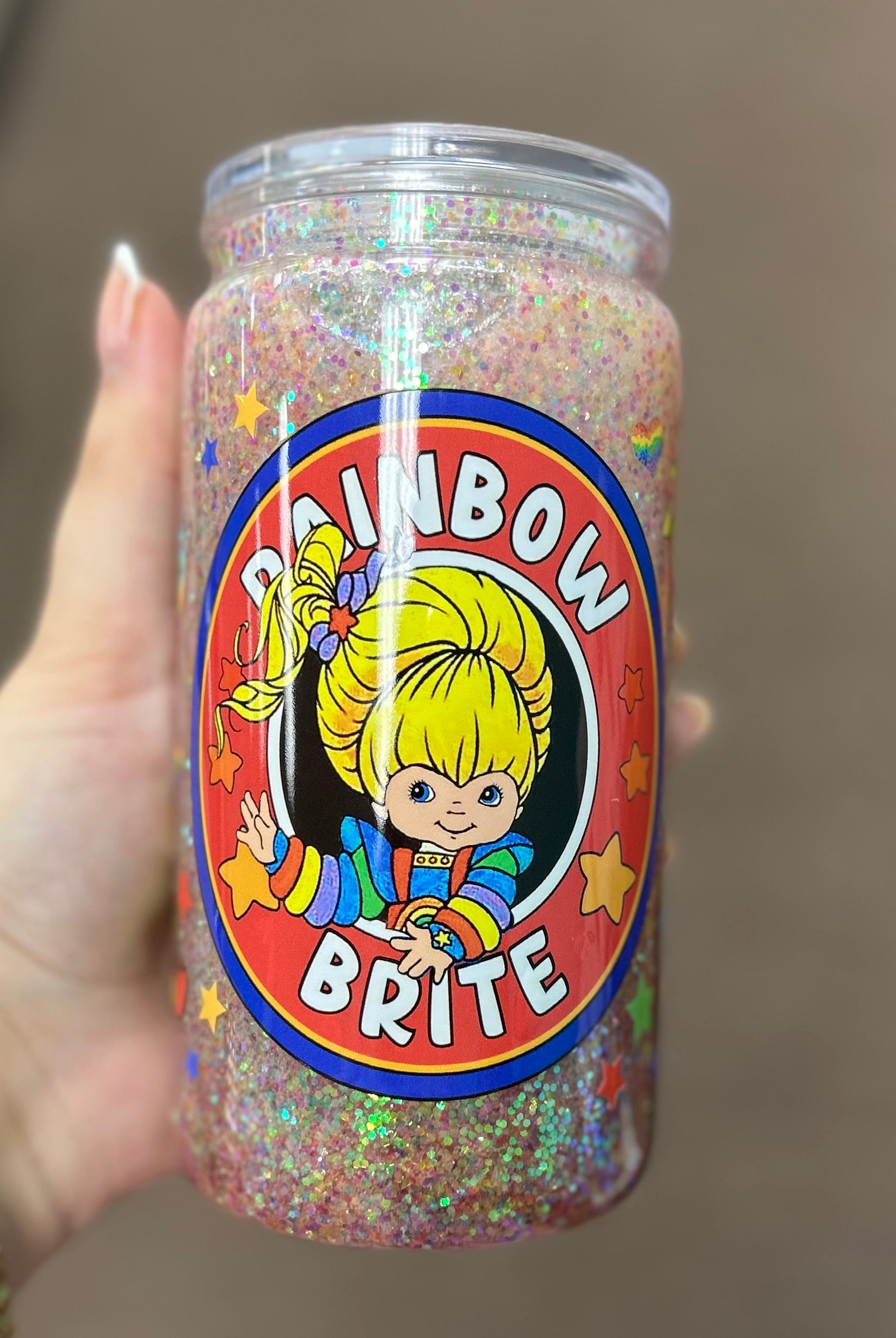 16oz- Rainbow Brite Tumbler
