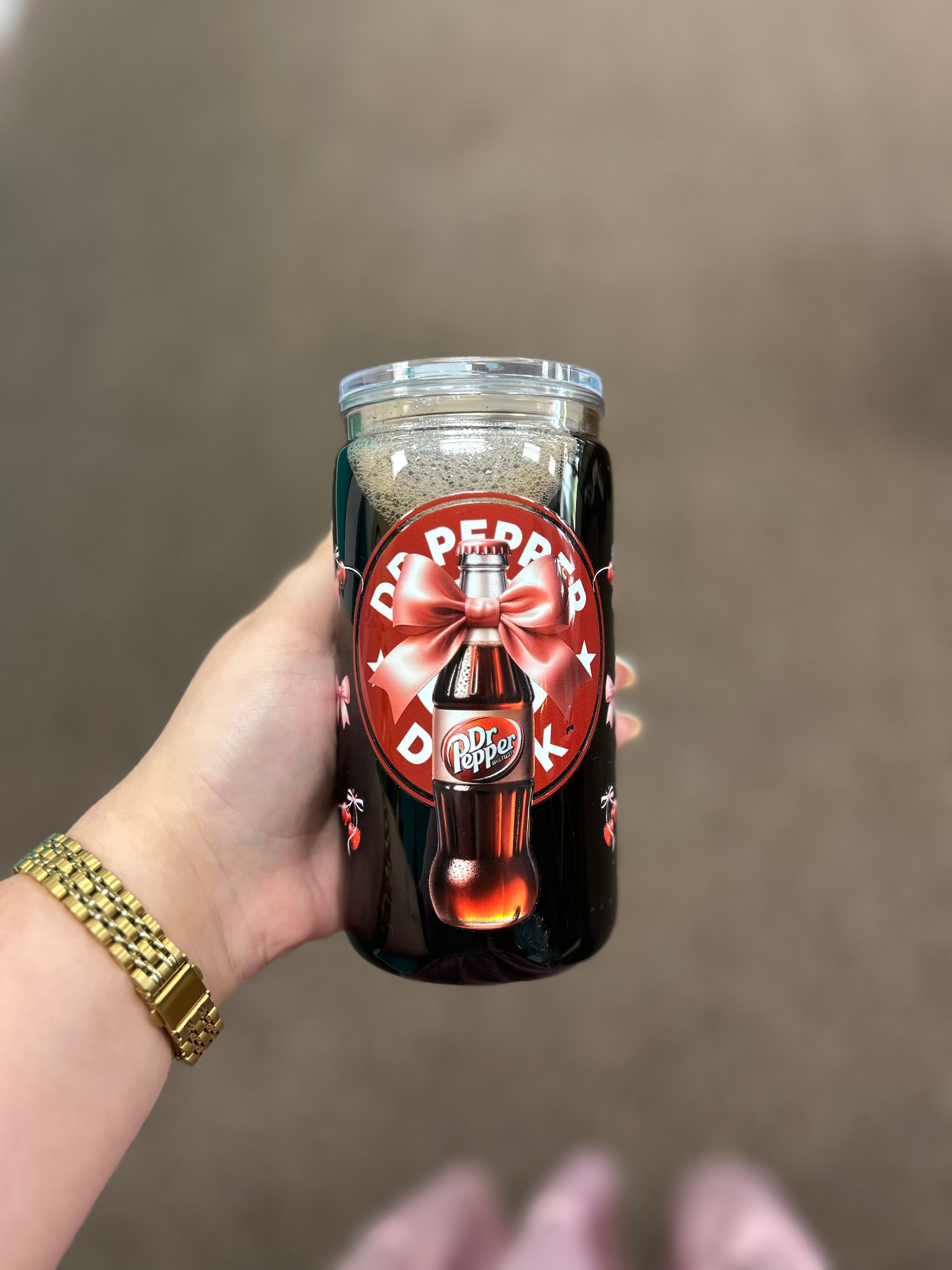 16oz- Soda fizz Dr. P Tumbler