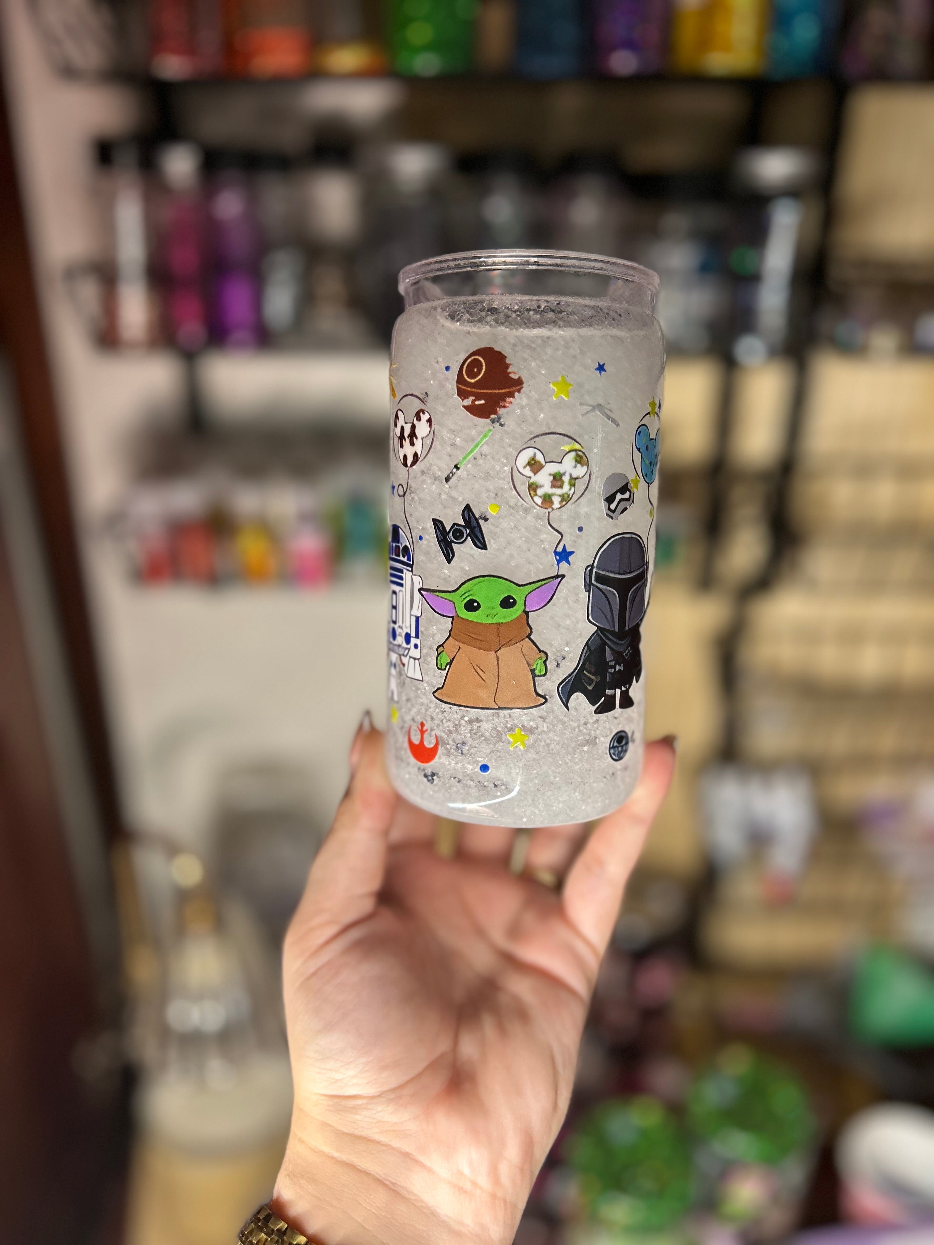 16oz- SnowGlobe Tumbler Star Wars w/ Hidden Mickeys